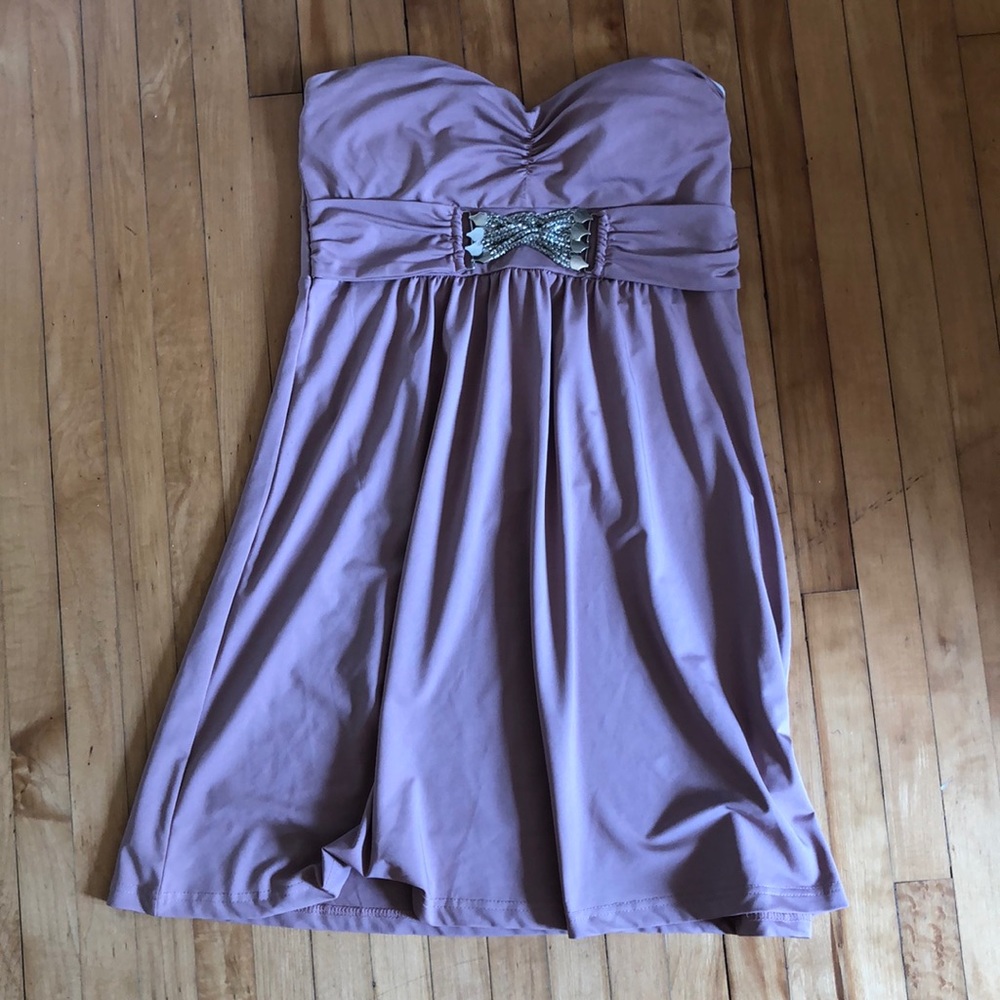 Dusty rose strapless dress - Picture 1 of 1